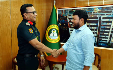 Jail Training Centre Commandant Pays Courtesy Call on RCC Administrator