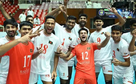 Bangladesh Secure Second Win in CAVA Men’s Championship