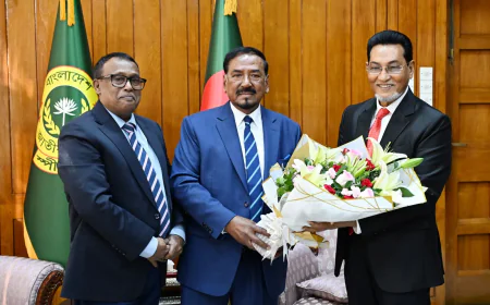 Acting President Hafiz Uddin Ahmad Assumes Office