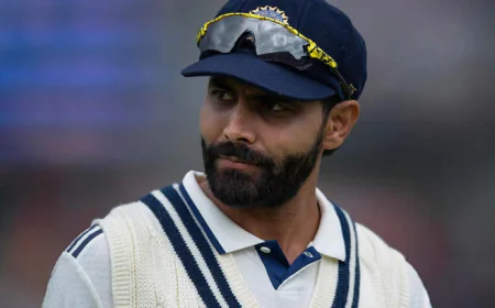 Jadeja Returns to India Squad for Sri Lanka Test Series