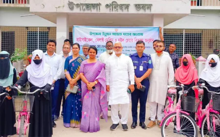 127 Underprivileged People Receive Bicycles, Wheelchairs, Sewing Machines in Dinajpur