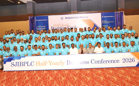 Shahjalal Islami Bank organized “Half-Yearly Business Conference-2026”  through hybrid platform