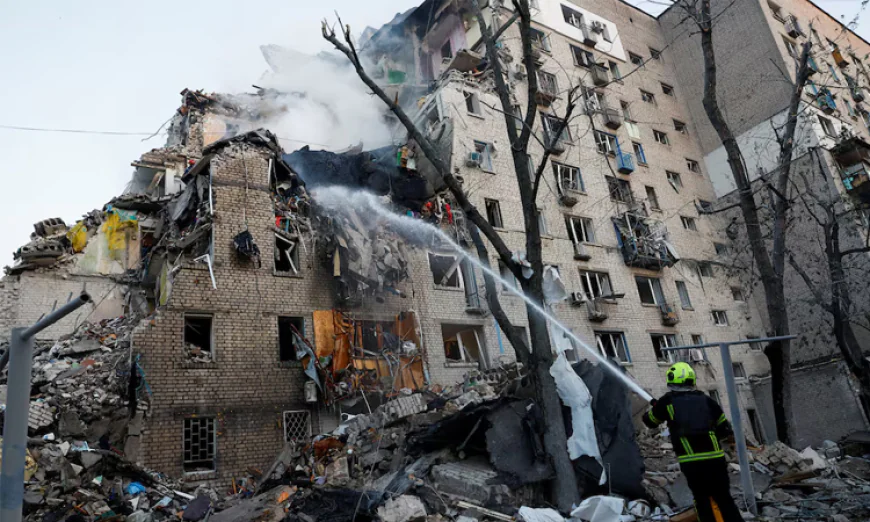 Death Toll from Russian Strikes on Kyiv Rises to 8: Authorities