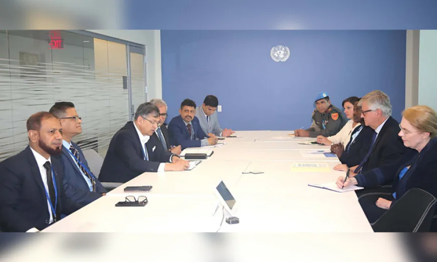 Salahuddin Seeks Enhanced Support for UN Peacekeeping Deployments