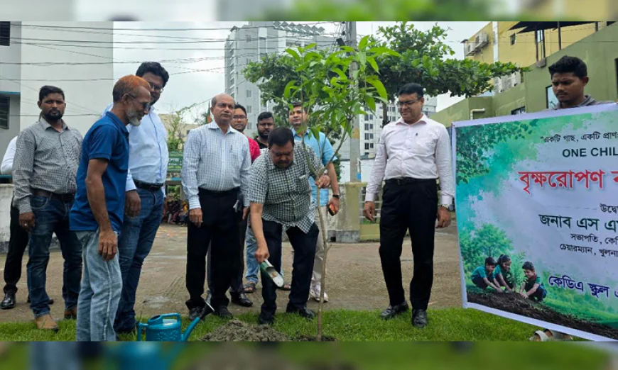 KDA chairman launches tree plantation programme in Khulna