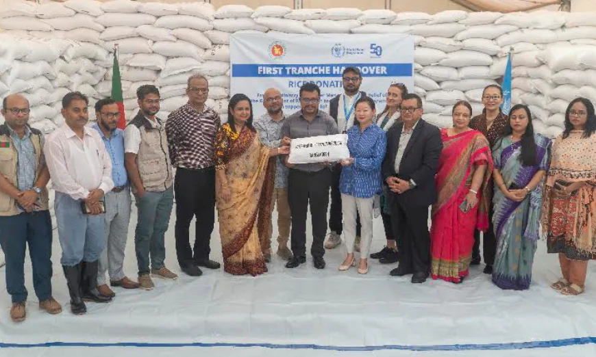 Govt provides rice to WFP for Rohingya food assistance
