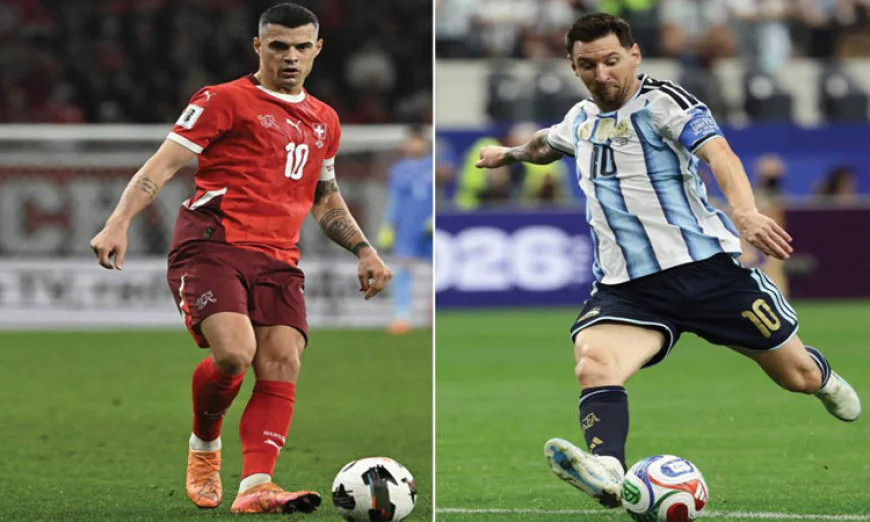 Xhaka urges Swiss fans to 'keep dreaming' ahead of Argentina World Cup clash