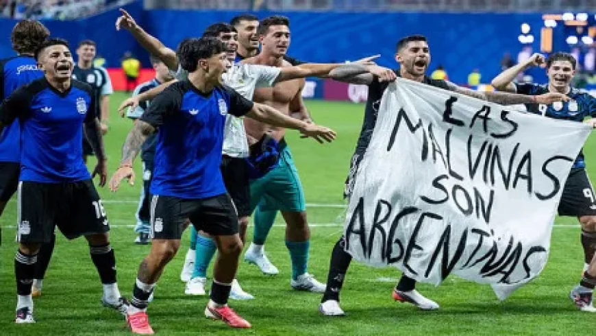 UK minister urges FIFA probe into Argentina over Falklands banner