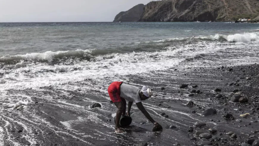 Cape Verde's women sand miners toil on vanishing beach
