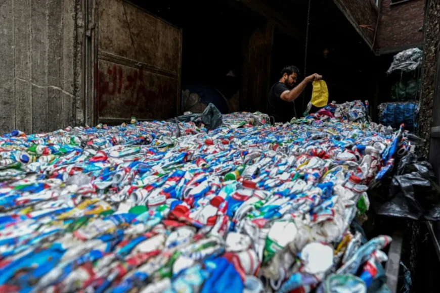 Egypt's 'Garbage City' recyclers benefit from Iran war plastic shortage