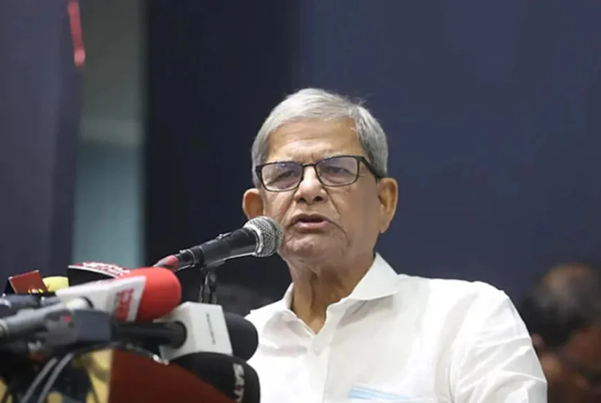 Mirza Fakhrul Calls for End to Debate Over July Charter Implementation