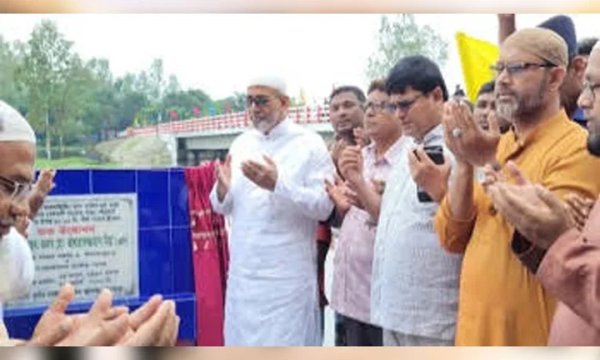 Whip Akhtaruzzaman Inaugurates Ichamati River Bridge in Dinajpur