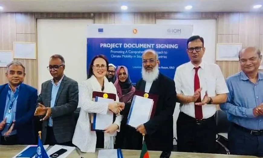 Bangladesh, IOM Launch €1.125m EU-Funded Climate Mobility Initiative
