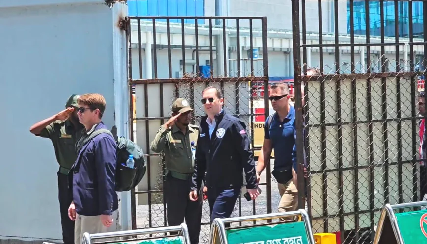 US President's Spl Envoy Sergio Gore visits Rohingya camps