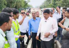 GCC Administrator inspects road & tree plantation program