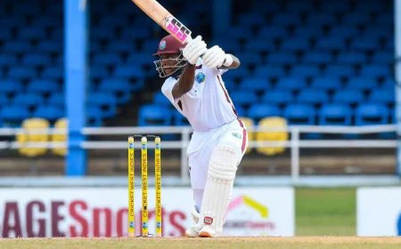 Greaves Anchors West Indies in Second Test Against Pakistan
