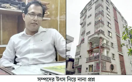 Engineer Rashid of Kushtia public works office beautiful 'Rajmahal' - Questions on wealth