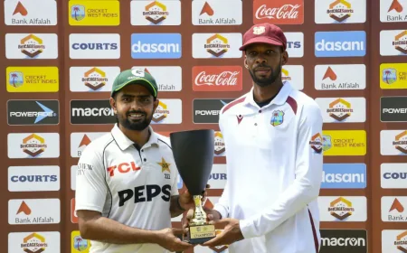 Pakistan Thrash West Indies by Eight Wickets to Level Series