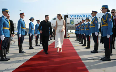 Zelensky Makes Landmark Visit to Russia Ally Serbia