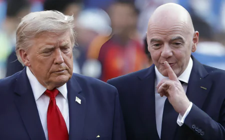 Trump Calls Replacing FIFA’s Infantino a ‘Terrible Mistake’