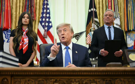 Trump Order Calls for Overhaul of Childhood Vaccine Schedule