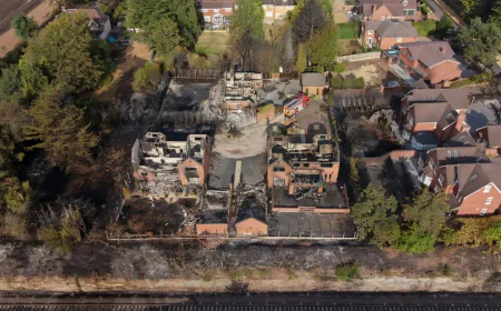 UK firefighters under pressure as multiple wildfires rage