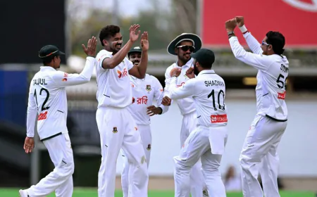 Bangladesh Secure Historic Test Victory Over Australia