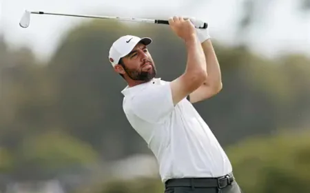 Scheffler Holds Two-Shot Lead at PGA St. Jude Playoff Event