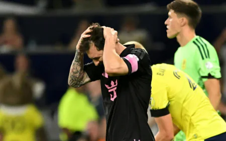 Messi Misses Penalty as Nashville Rout Inter Miami in MLS