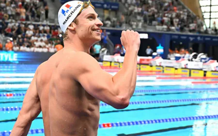 Marchand storms to second gold at European Championships