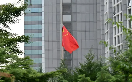China mourns former premier Zhu Rongji as flags lowered for funeral