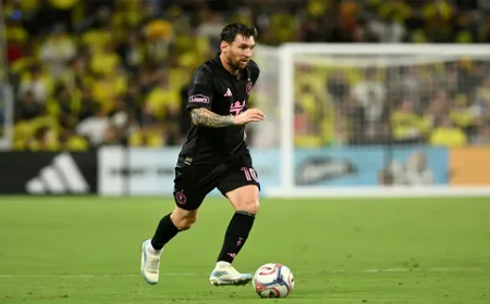 Messi Scores First Goal Since Father’s Death in 2-2 Miami Draw