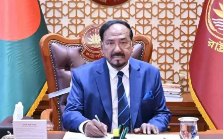 Bangabhaban Holds Farewell for Acting President Hafiz Uddin