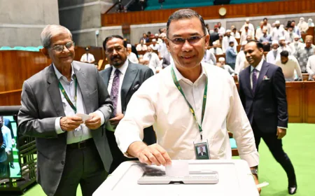 PM Casts Vote in Presidential Election