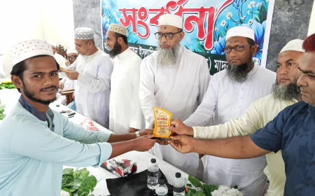 Reception for meritorious students held in Lalmohan