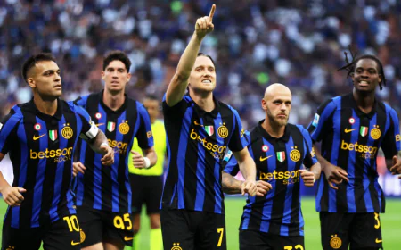 Inter thrash Monza in Serie A title defence opener