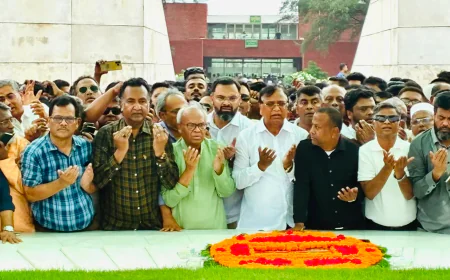 BNP Acting Secretary General pays tribute at Ziaur Rahman, Khaleda Zia’s graves