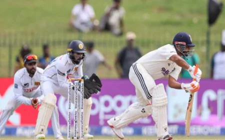 Pant, Jurel fifties power India past 400 against Sri Lanka