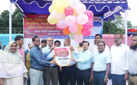 RU inter-department football competition begins at Rajshahi University