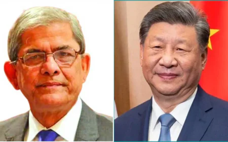 Xi Jinping congratulates Mirza Fakhrul on his inauguration as President of Bangladesh