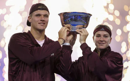 Czech duo Muchova and Mensik win US Open mixed doubles title
