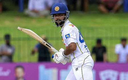 Dinusha and Nuwantha extend Sri Lanka’s lead to 116 against India