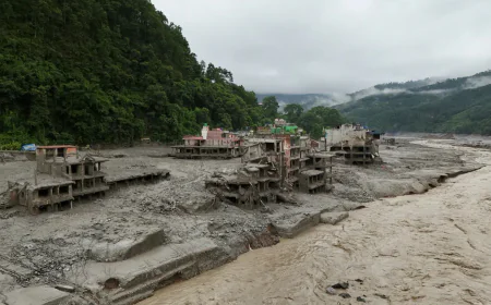 47 including two children missing in Nepal floods hiking company says