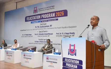 Law minister urges aspiring lawyers to prioritize skills over money