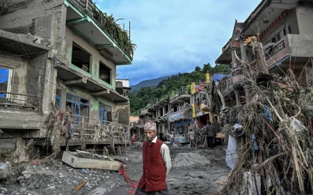 Missing people in Nepal and China floods approach 3,000