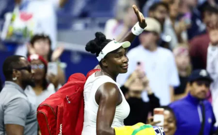 Venus Williams suffers first-round US Open exit