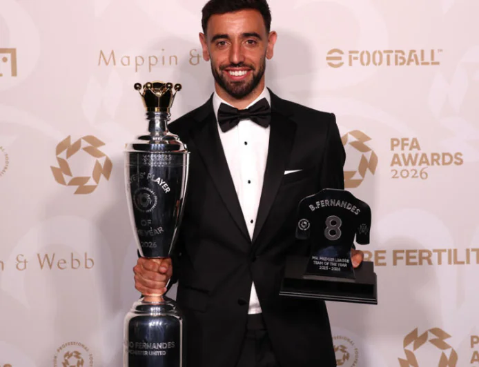 Man Utd’s Fernandes named PFA Player of the Year