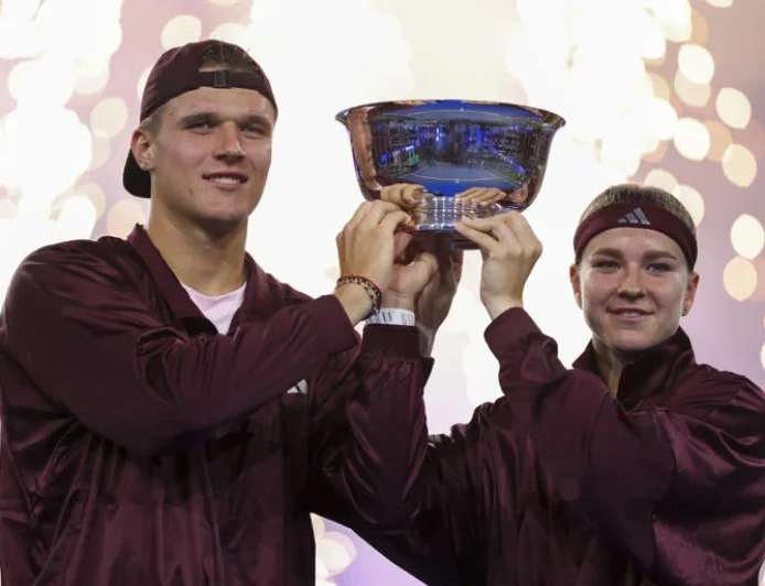 Czech duo Muchova and Mensik win US Open mixed doubles title