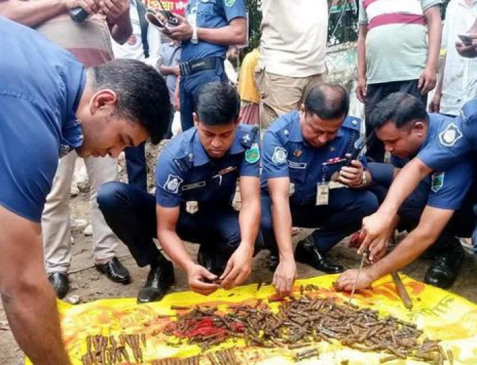 334 bullets recovered during drain excavation in Bogura