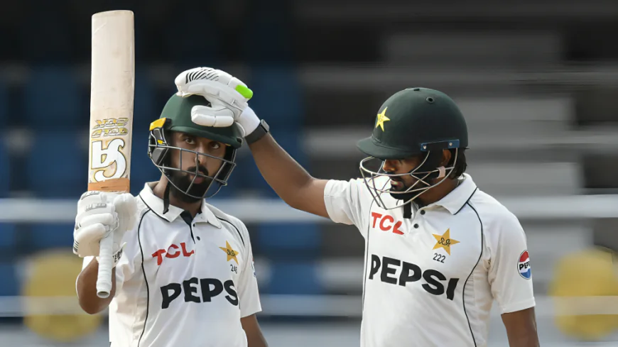 Shafique, Babar Anchor Pakistan’s Strong Reply Against West Indies